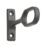 Rail & Tube Solutions Oval Centre Support Bracket Black 15mm