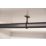 Rail & Tube Solutions Oval Centre Support Bracket Black 15mm