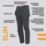 Site Varnik Stretch Work Trousers Black 38" W 32" L