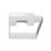 FloPlast  Square Easyfit Pipe Clips White 65mm 10 Pack