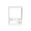 FloPlast  Square Easyfit Pipe Clips White 65mm 10 Pack