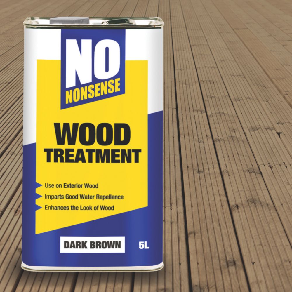 No Nonsense 5Ltr Dark Brown Screwfix