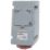 Amphenol 16A 3P+N+E Socket with 25A RCD 240/415V
