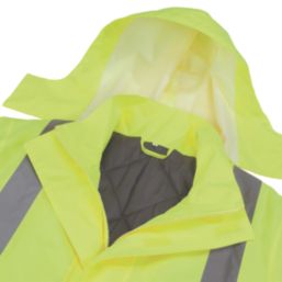 Scruffs  Hi-Vis Jacket Yellow / Navy Small 44" Chest