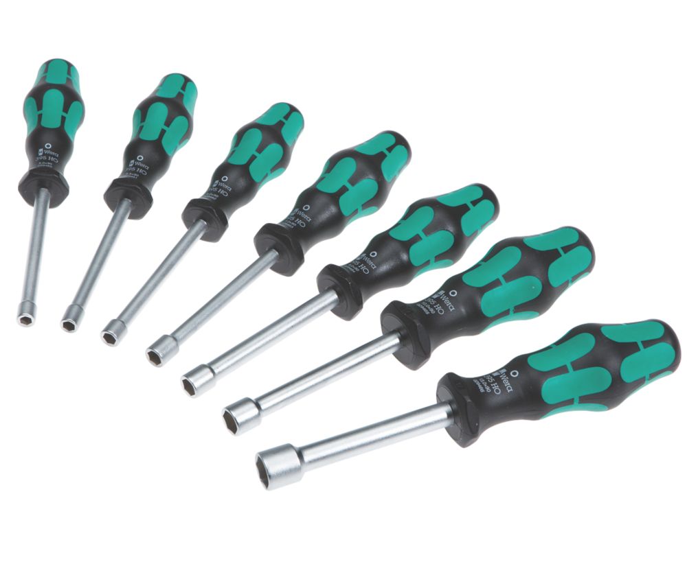 Wera Nut Driver Set 7 Pieces Screwfix