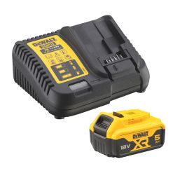 DEWALT DCMPH566P1-GB  55cm 18V 1 x 5.0Ah Li-Ion XR  Cordless Pole Hedge Trimmer