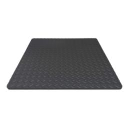 Essentials  Floor Mat Black 615mm x 615mm x 10mm