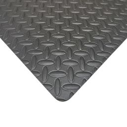 Essentials  Floor Mat Black 615mm x 615mm x 10mm