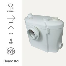 Flomasta  Macerator WC & Bathroom Top Outlet 400W 220-240V