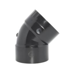 FloPlast  Solvent Weld 135° Double Socket Bend Black 110mm