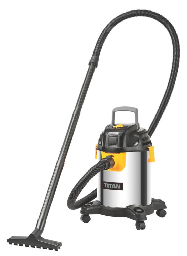 Titan TTB775VAC 1400W 20Ltr Wet & Dry Vacuum 220240V Screwfix