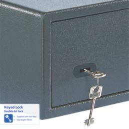 Burg-Wachter Pure Safe PS110 K  Key Freestanding Home Safe 6.7Ltr