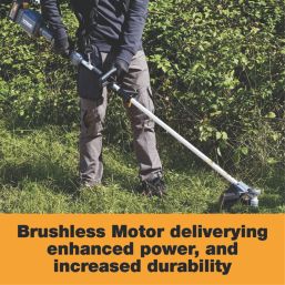 Titan  TTT1203GBC 36V 1 x 4.0Ah Li-Ion TXP Brushless Cordless Brushcutter & Grass Trimmer