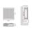 Flomasta 700mm x 700mm 4614BTU White Type 22 Convector Radiator