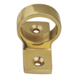 Smith & Locke Sash Window Handle Polished Brass 42mm x 33mm