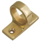 Smith & Locke Sash Window Handle Polished Brass 42mm x 33mm