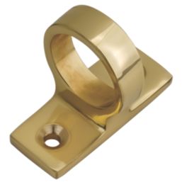 Smith & Locke Sash Window Handle Polished Brass 42mm x 33mm
