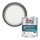 Dulux Trade  High Gloss Pure Brilliant White Trim Quick-Dry Paint 1Ltr