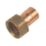 Flomasta  Copper End Feed Straight Tap Connector 15mm x 1/2"