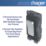 Hager Sollysta WMGS12BSB 20A Grid SP Control Switch Brushed Steel  with Black Inserts