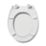 Croydex Vivara  Toilet Seat Plastic White