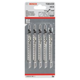 Bosch  T301CD Wood Jigsaw Blades 117mm 5 Pack