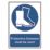 Essentials  "Protective Footwear Must Be Worn" Sign 420mm x 297mm