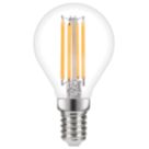 LAP  E14 Mini Globe LED Virtual Filament Light Bulb  470lm 3.4W