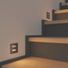 LAP Portunes Adjustable Square LED Downlight Black 2.1W 180lm