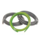 Prysmian 6181Y & 6491X Grey & Green/Yellow 1-Core 16mm² Meter Tails Cable 3m Coil 3 Pack