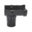 FloPlast MiniFlo uPVC Half Round Stop End Outlet Black 76mm x 50mm