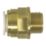 JG Speedfit  Brass Push-Fit Adapting Male Cylinder Coupler 15mm x 1/2"