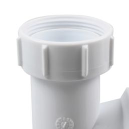 Flomasta P Trap w/ Single Appliance Inlet  White 48mm