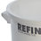 Refina  Plastic Mixing Tub White 35Ltr
