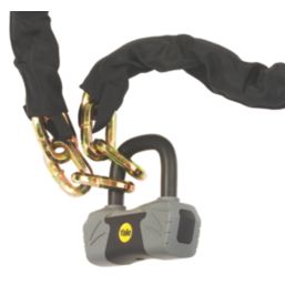 Yale Hardened Steel Maximum Security Chain & Lock 1.1m x 10mm