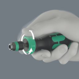 Wera 838 RA-R L 1/4" Hex Ratcheting Screwdriver Handle