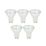 LAP Wide Beam Angle  GU10 LED Light Bulb 345lm 2.5W 5 Pack