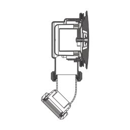 Flomasta  Dome Shower Waste White 90mm
