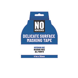 No Nonsense Delicate Surface Low Tack Painters Masking Tape 41m x 36mm