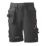 Scruffs Pro Stretch Plus Holster Work Shorts Black 38" W