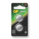 GP Batteries CR2025 3V Coin Cell Lithium Batteries 2 Pack