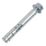 Rawlplug Rawlok RLK P Sleeve Anchors Zinc-Plated 14mm x 70mm M10 25 Pack