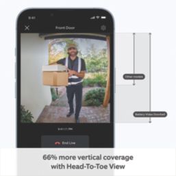 Ring  Wireless Smart Video Doorbell Venetian Bronze