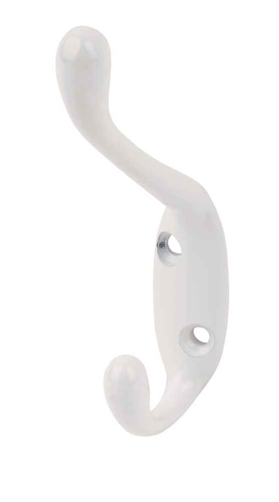 Smith & Locke Hat & Coat Hook White 97mm Screwfix