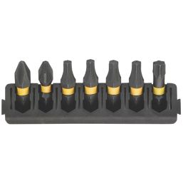 DEWALT Flextorq 6.35mm Hex Shank Mixed Screwdriver Bits 7 Pieces