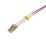 Labgear Duplex Multi Mode Purple LC- LC OM4 LSZH Fibre Optic Cable 1m