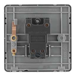 Arlec  10A 1-Gang Intermediate Switch Stainless Steel