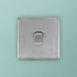 Arlec  10A 1-Gang Intermediate Switch Stainless Steel