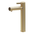 Swirl Bonda Brass 250mm Tall Lever Mono Basin Mixer Tap