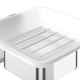 Swirl Swindale Bathroom Soap Dish & Holder Chrome